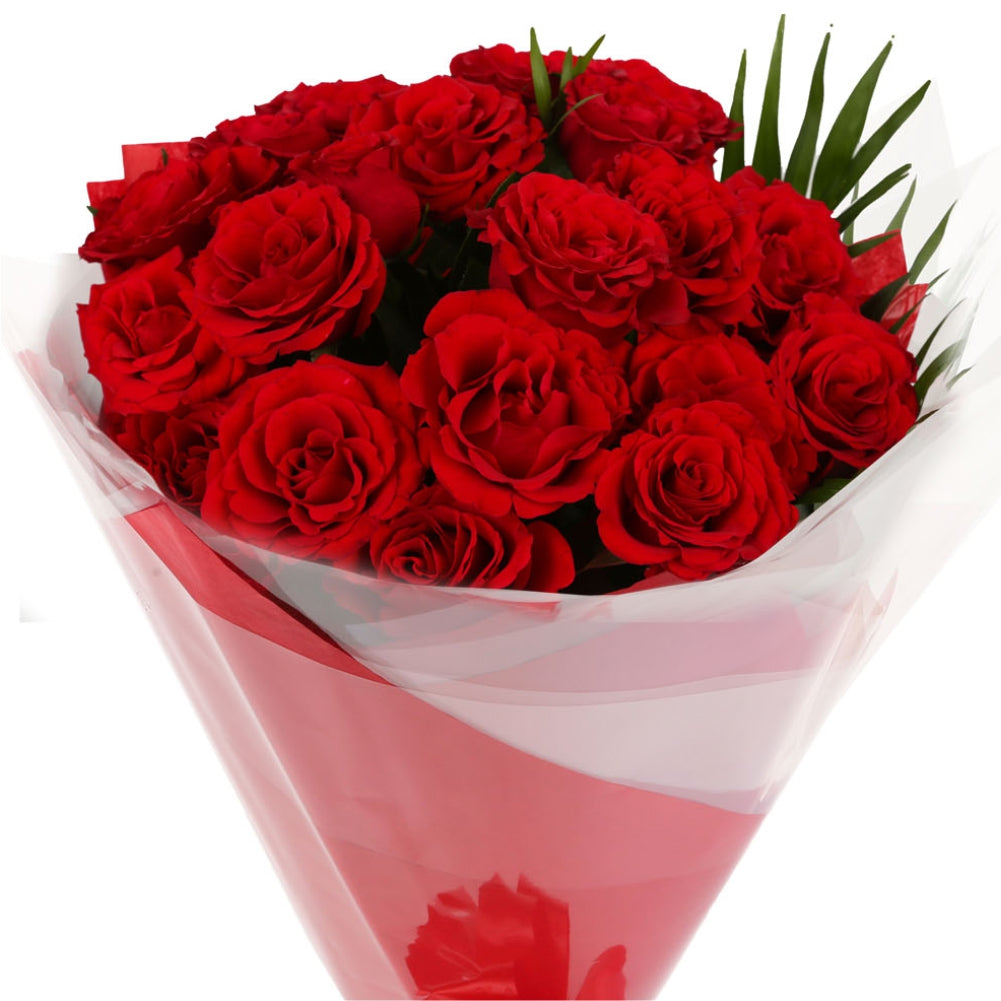 20 Red Roses Bouquet – Bouquetsbypost